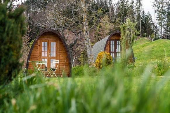 Nuitée dans un igloo en bois en pleine nature