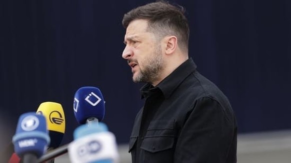 Volodymyr Zelensky lors du sommet européen en Arménie.