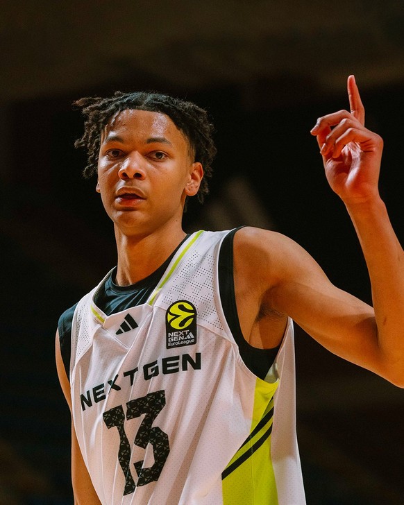 Klark Riethauser sous le maillot de la sélection NextGen.