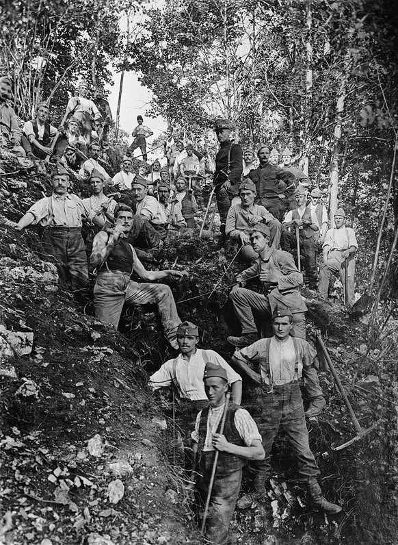 Soldats suisses pendant la Première guerre mondiale