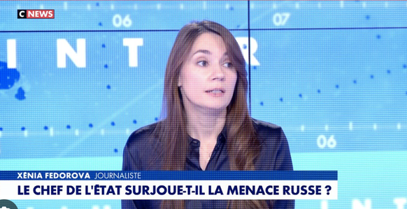 Xenia Fedorova sur CNews