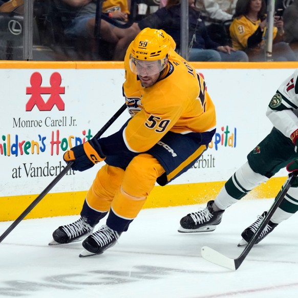 Roman Josi (59) et les Predators gardent espoir dans la lutte pour les pla<-off