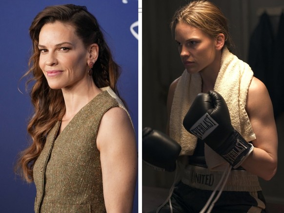 Hillary Swank in Million Dollar Baby (rechts)