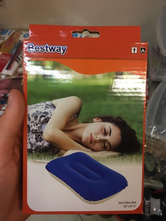 Faildienstag: Werbefail mit aufblasbarem Kissen