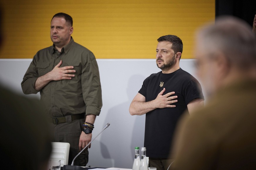 Volodymyr Zelenskyy, ici avec Andriy Yermak.