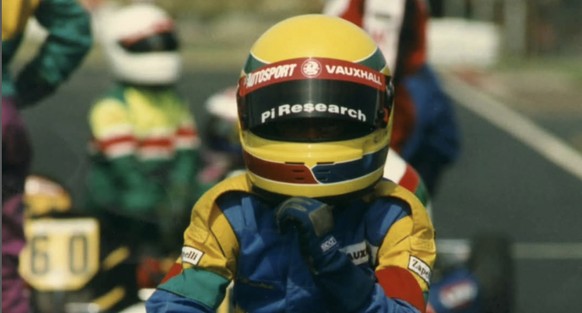 Le petit Lewis en karting.