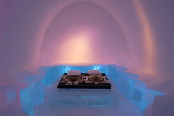 Ice Hotel en Laponie suédoise.