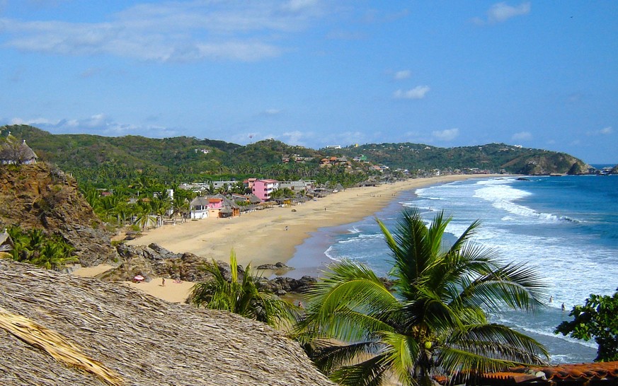 Playa Zipolite, Oaxaca, Mexique