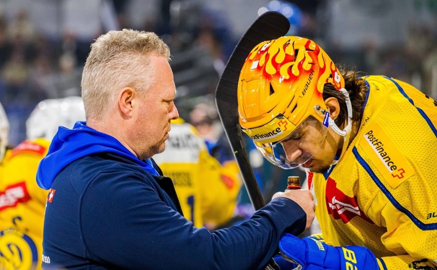 Le joueur du HC Davos Matej Stransky est un consommateur de sel odorant, comme bon nombre de ses confrères.