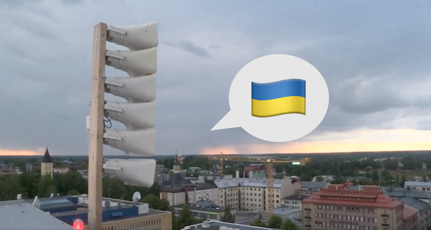 La ville de Lappeenranta, en Finlande, a décidé de jouer l'hymne ukrainien depuis le sommet de l'hôtel de ville.