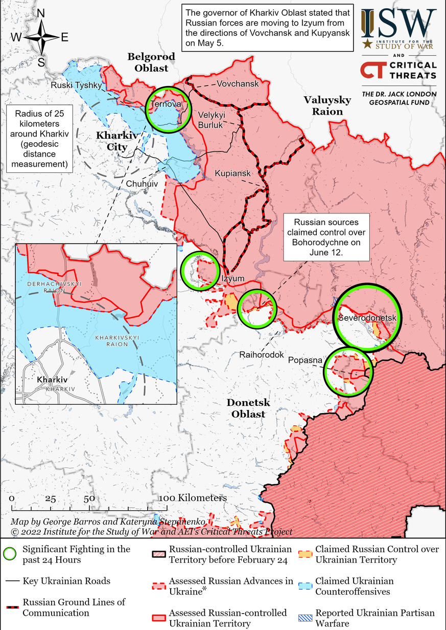 Les troupes ukrainiennes ont lancé une contre-offensive à Kharkiv.