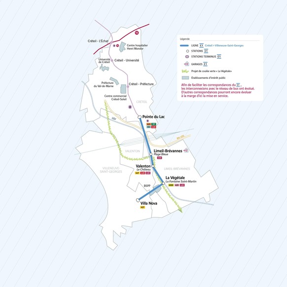 Voici le tracé du câble C1 en Ile de France IDF