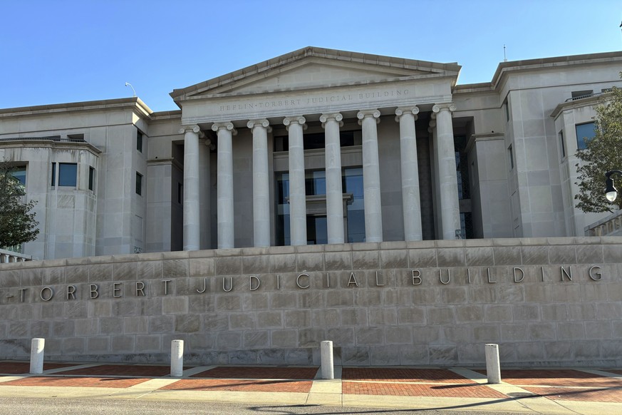 Le bâtiment de la Cour suprême de l'Alabama.