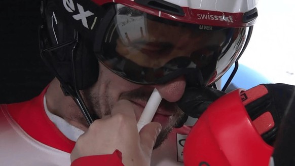 Que sniffait le Suisse Ramon Zenhäusern avant le slalom de Gurgl?