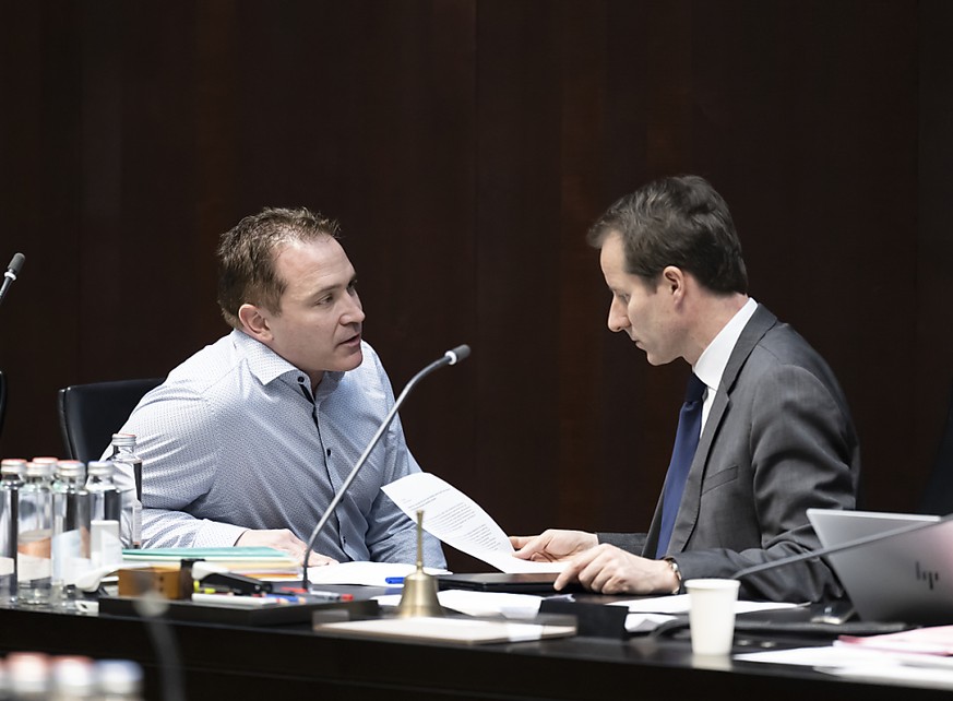 Les conseillers nationaux UDC Michael Graber (