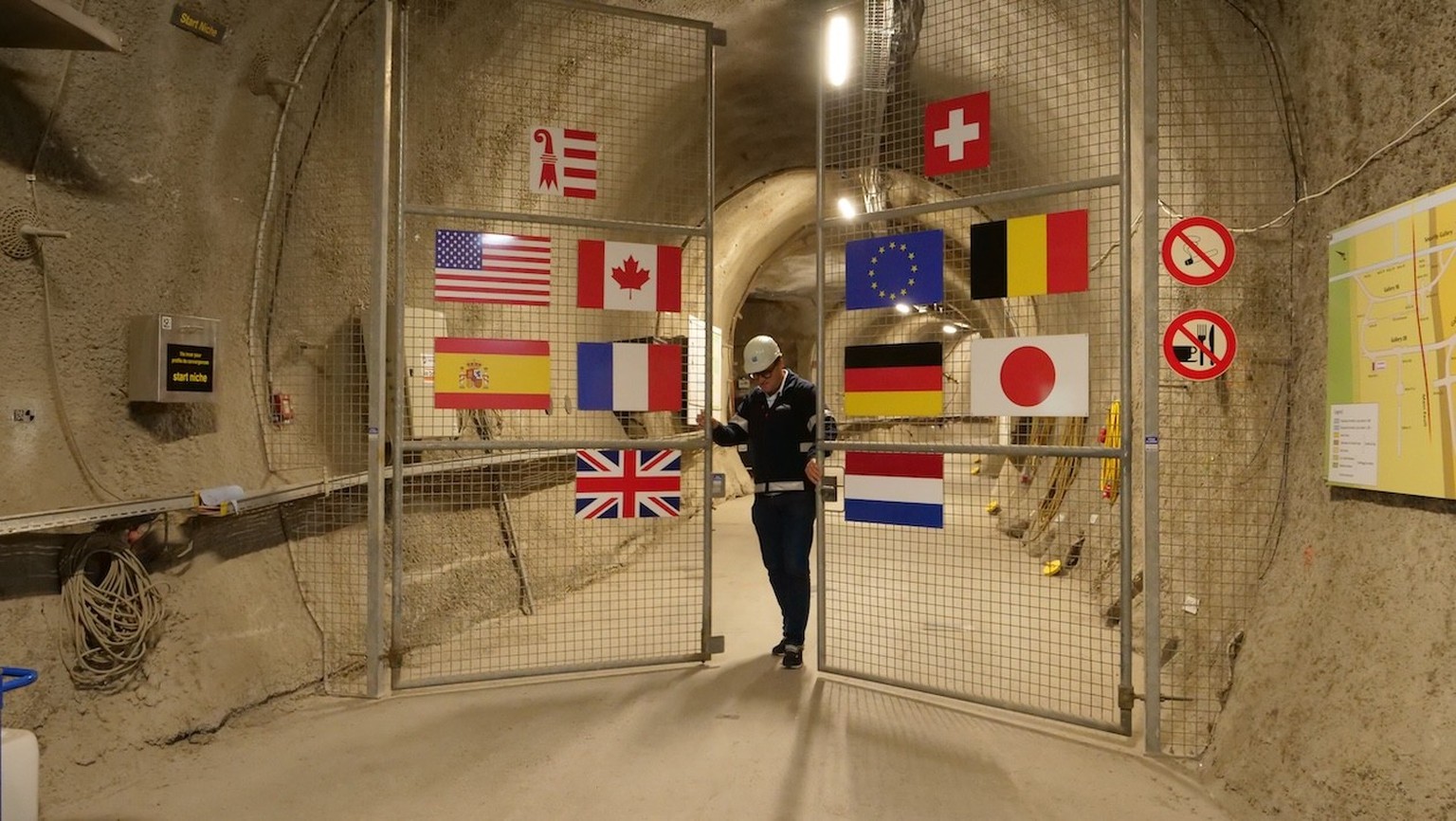 Reportage au laboratoire du Mont-Terri, au-dessus de Saint-Ursanne, dans le Jura.