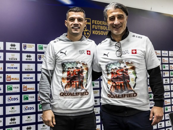Granit Xhaka et Murat Yakin attendent le tirage au sort