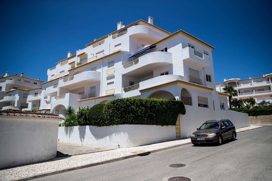 Une photo montre la maison de Lagos, au Portugal, où la fillette britannique Madeleine McCann, âgée de trois ans, a disparu en 2007 alors qu&#039;elle était en vacances avec sa famille.