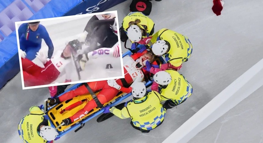 Une patineuse blessée dans un effroyable accident aux JO