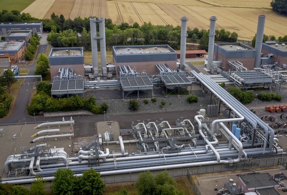 FILE - The gas storage plant Reckrod is pictured near Eiterfeld, central Germany, Thursday, July 14, 2022, after the Nord Stream 1 pipeline was shut down due to maintenance. European Union governments ...