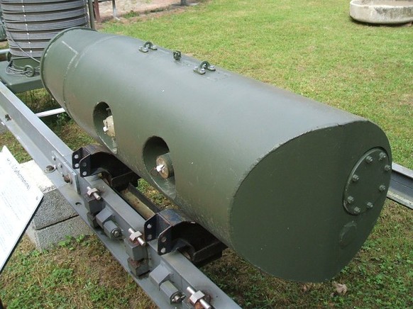 Mine de fond de la marine allemande.