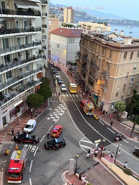Une vue du quartier de Monaco où l'oligarque ukrainien Vadim Ermolaev a été visé par un attentat à la bombe.