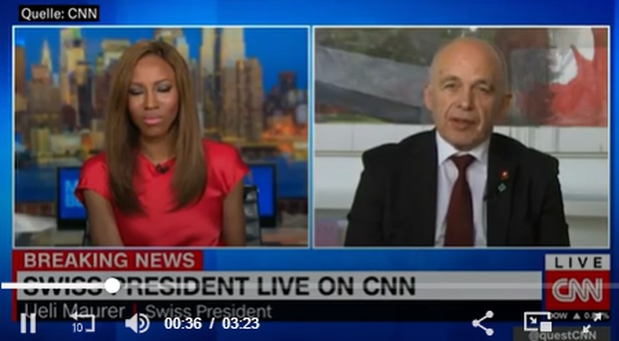 Le jour où Ueli Maurer a mis la honte à toute la Suisse 