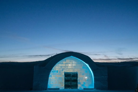 Ice Hotel en Laponie suédoise.