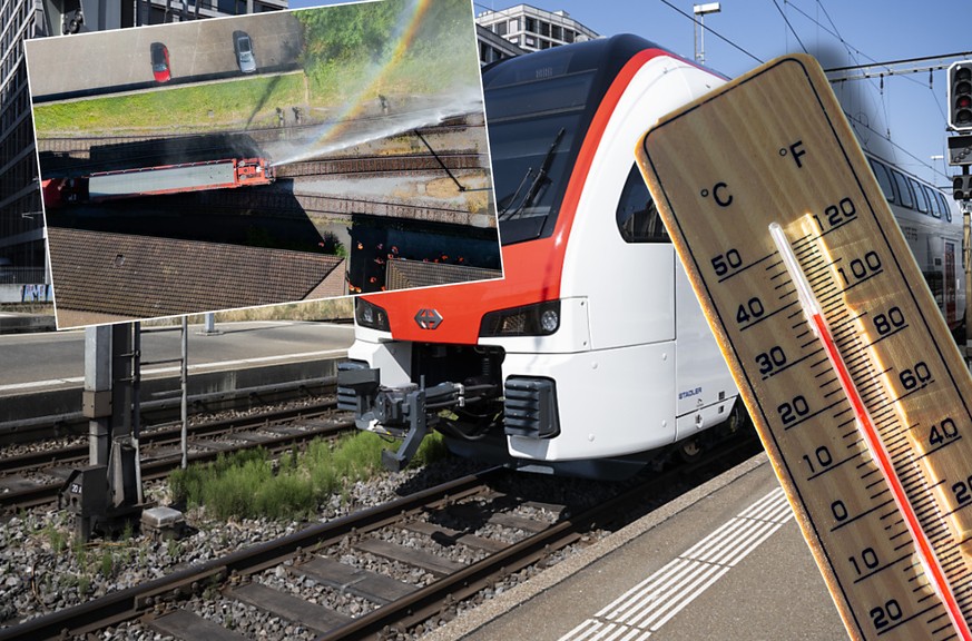 Pourquoi les CFF arrosent les rails sur certains tronçons