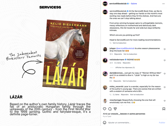 Dua Lipa a recommandé le roman du jeune talent suisse Nelio Biedermann sur son compte Instagram.