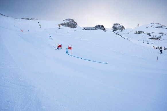 Sur la neige du Titlis, Marco Odermatt a trouvé d'excellentes conditions.