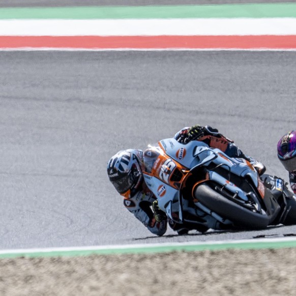 Raul Fernandez (à gauche) a surpris la concurrence lors du sprint du GP d'Italie.