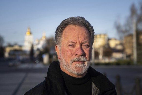 FILE - David Beasley, executive director of the U.N. World Food Program speaks during an interview with The Associated Press in Kyiv, Ukraine, Thursday, April 14, 2022. Two U.N. food agencies issued s ...