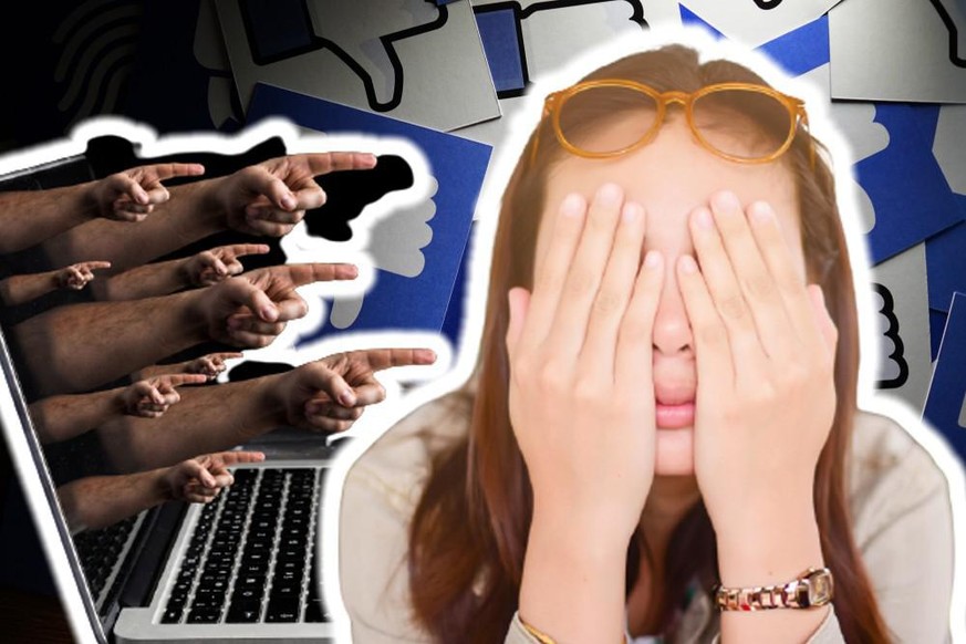 harcèlement en ligne virtuel internet femme jeune facebook réseaux sociaux violente lutte