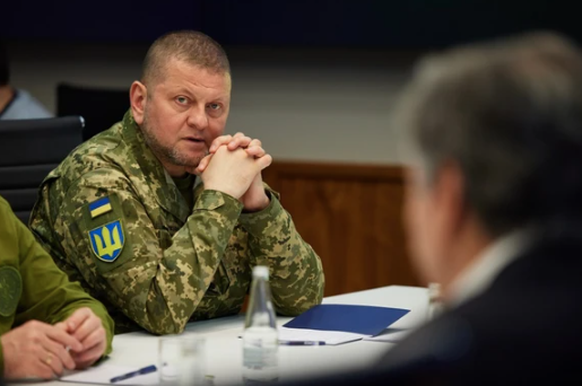 Le commandant en chef des forces armées ukrainiennes, Valeryj Saluschnyj.