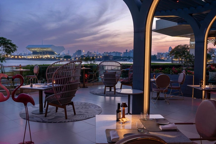 Le restaurant de Pierre Gagnaire à Dubaï se situe dans l&#039;hôtel InterContinal.