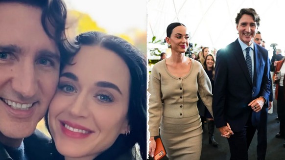 Justin Trudeau et Katy Perry affichent leur amour à Davos