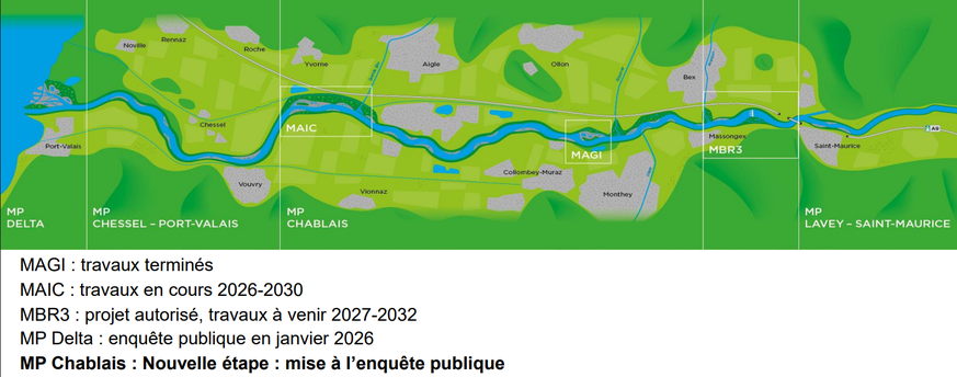 Vaud et Valais s’apprêtent à remodeler une partie importante du Rhône. Le projet doit répondre à un risque que les deux cantons prennent très au sérieux.