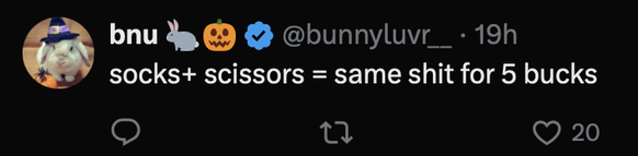 Apple Piece of Cloth Reaction