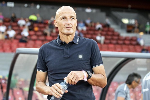 St. Gallens Trainer Peter Zeidler im Fussball Meisterschaftsspiel der Super League zwischen dem FC Zuerich und dem FC St. Gallen, am Samstag, 25. Juli 2020, im Stadion Letzigrund in Zuerich. (KEYSTONE ...