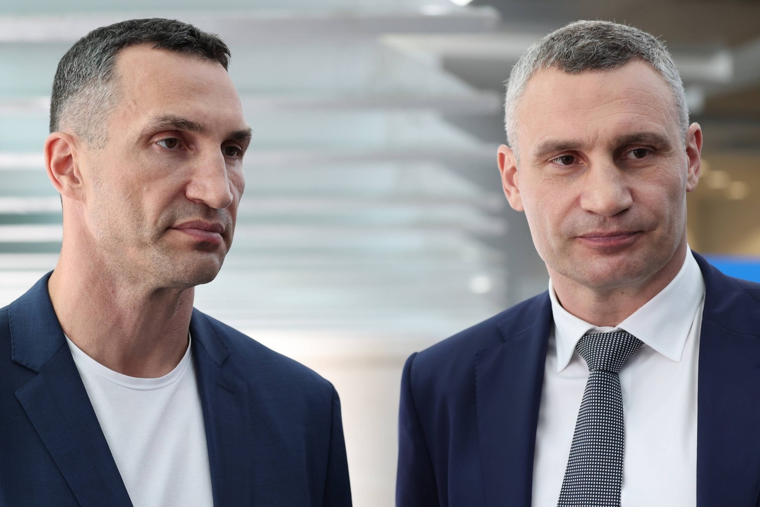 Vitali Klitschko et son frère Vladimir Klitschko