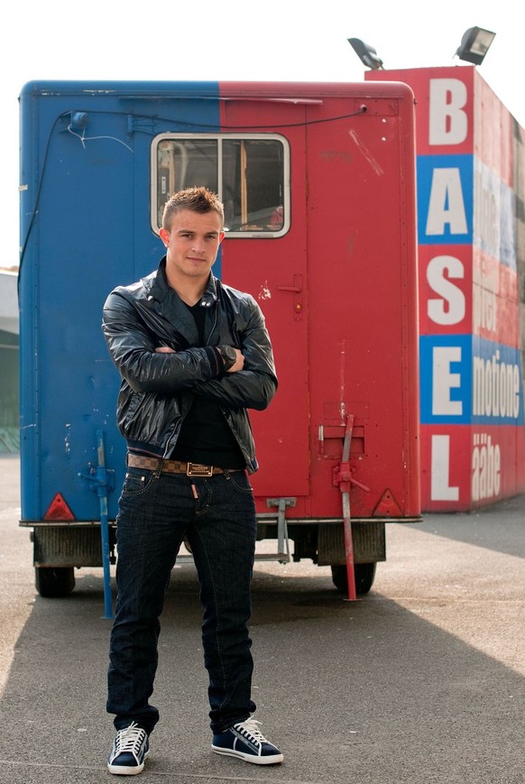 Le jeune Xherdan Shaqiri au FCB, qui a quitté son club formateur en 2012 pour le Bayern.