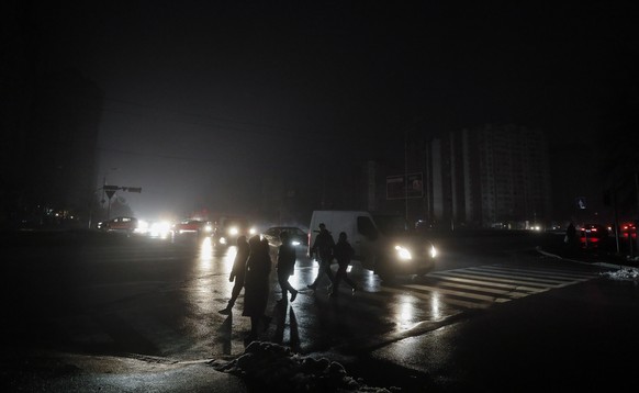Quelque 600 000 foyers étaient privés d'électricité à Kiev vendredi dernier.