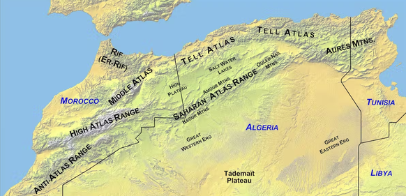 Les montagnes de l'Atlas