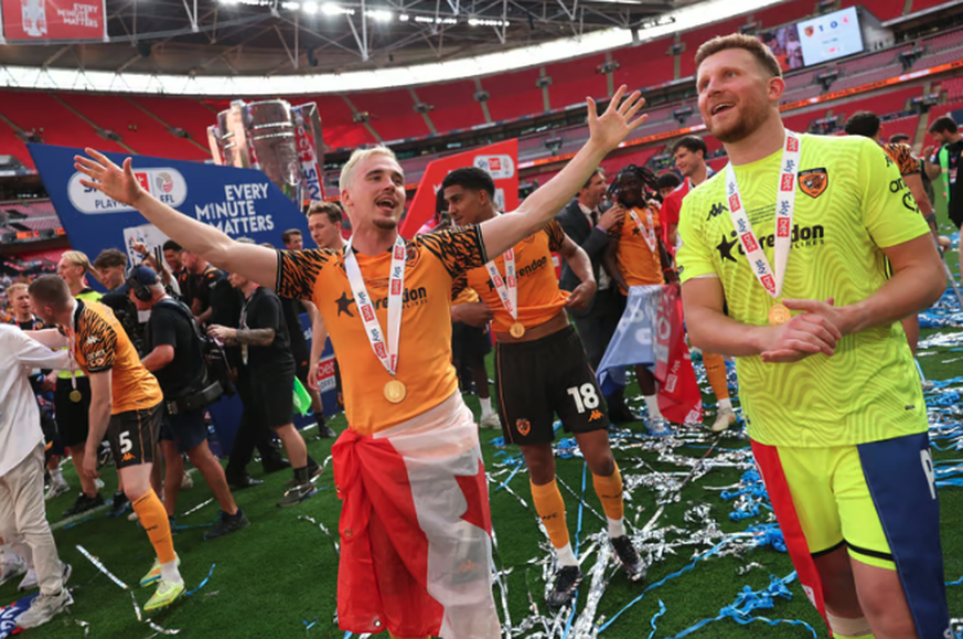 Cette saison, Liam Millar a fêté la promotion en Premier League avec Hull City.