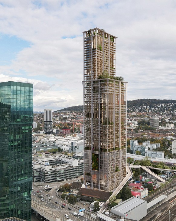 Elysium Hochhaus Projekt Zürich