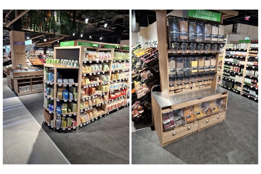 Les espaces bio naturalia de Migros Genève