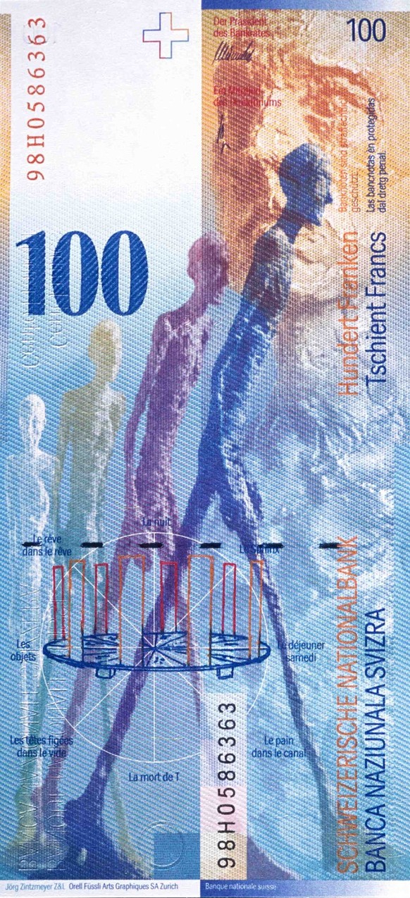 Son œuvre phare avait orné les billets de 100 francs.