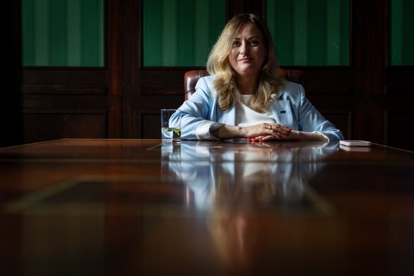 Olessia Hryhorash, employée d&#039;un pressing