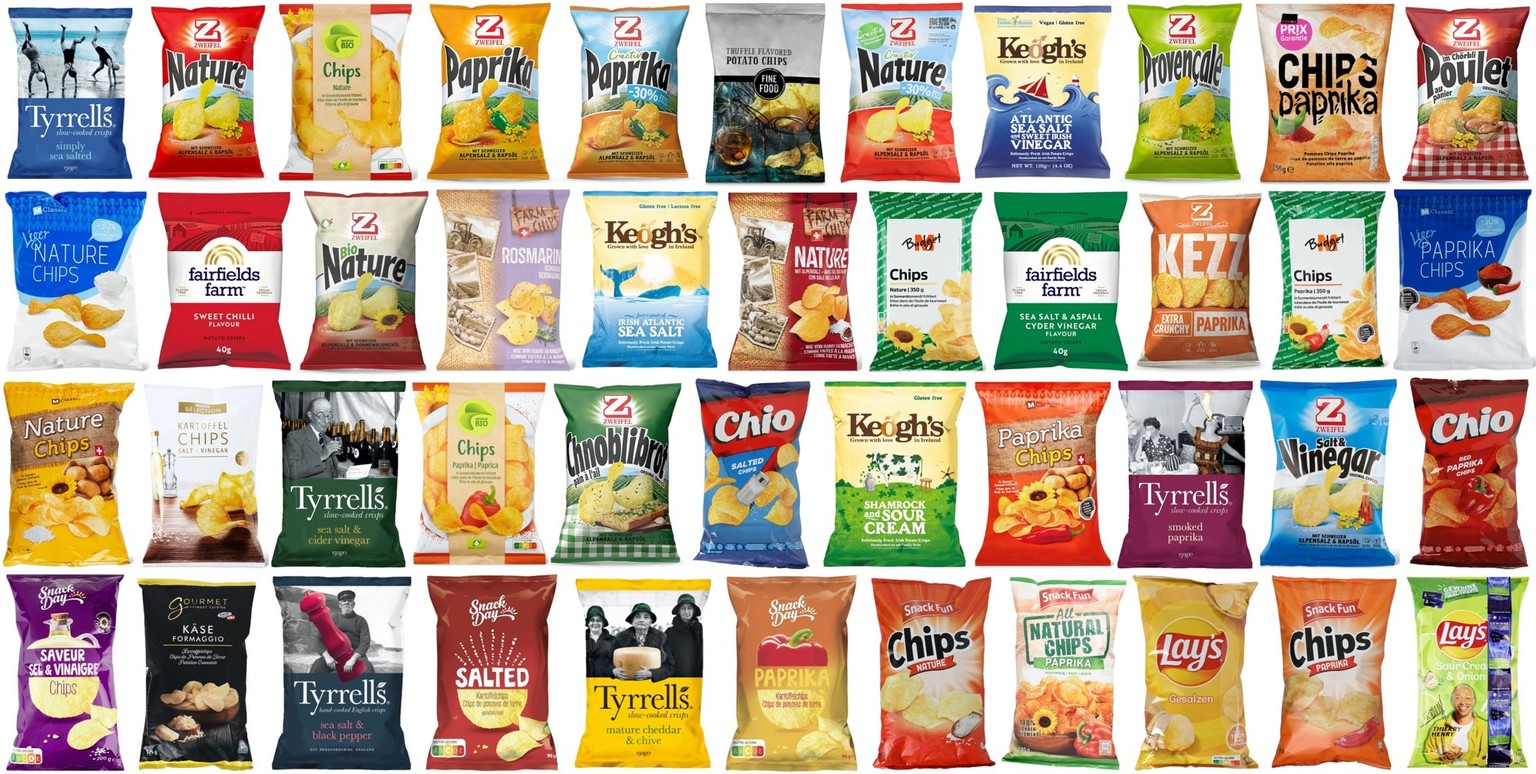 Watsons ultimativer Chips-Test: Die Chips-Sorten